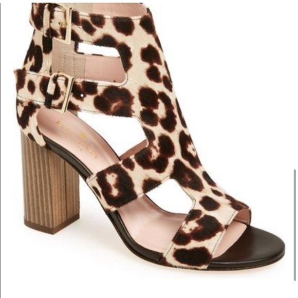 NIB Kate Spade Leopard Heels - Picture 8 of 8